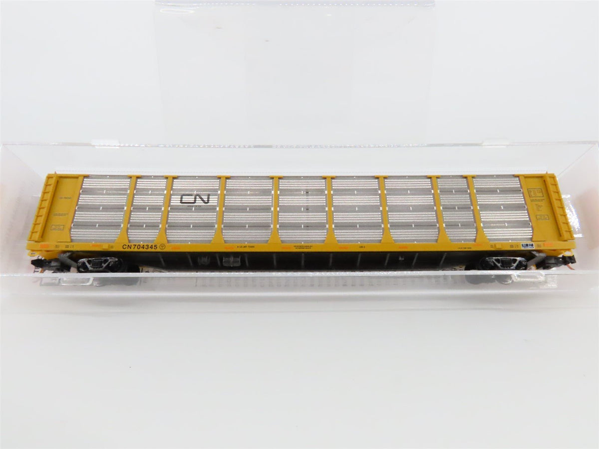 N Scale Micro-Trains MTL 11100300 CN Canadian National 89&#39; Auto Carrier CN704345
