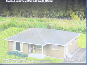 N Scale Walthers 933-3838 Ranch House Building Kit SEALED