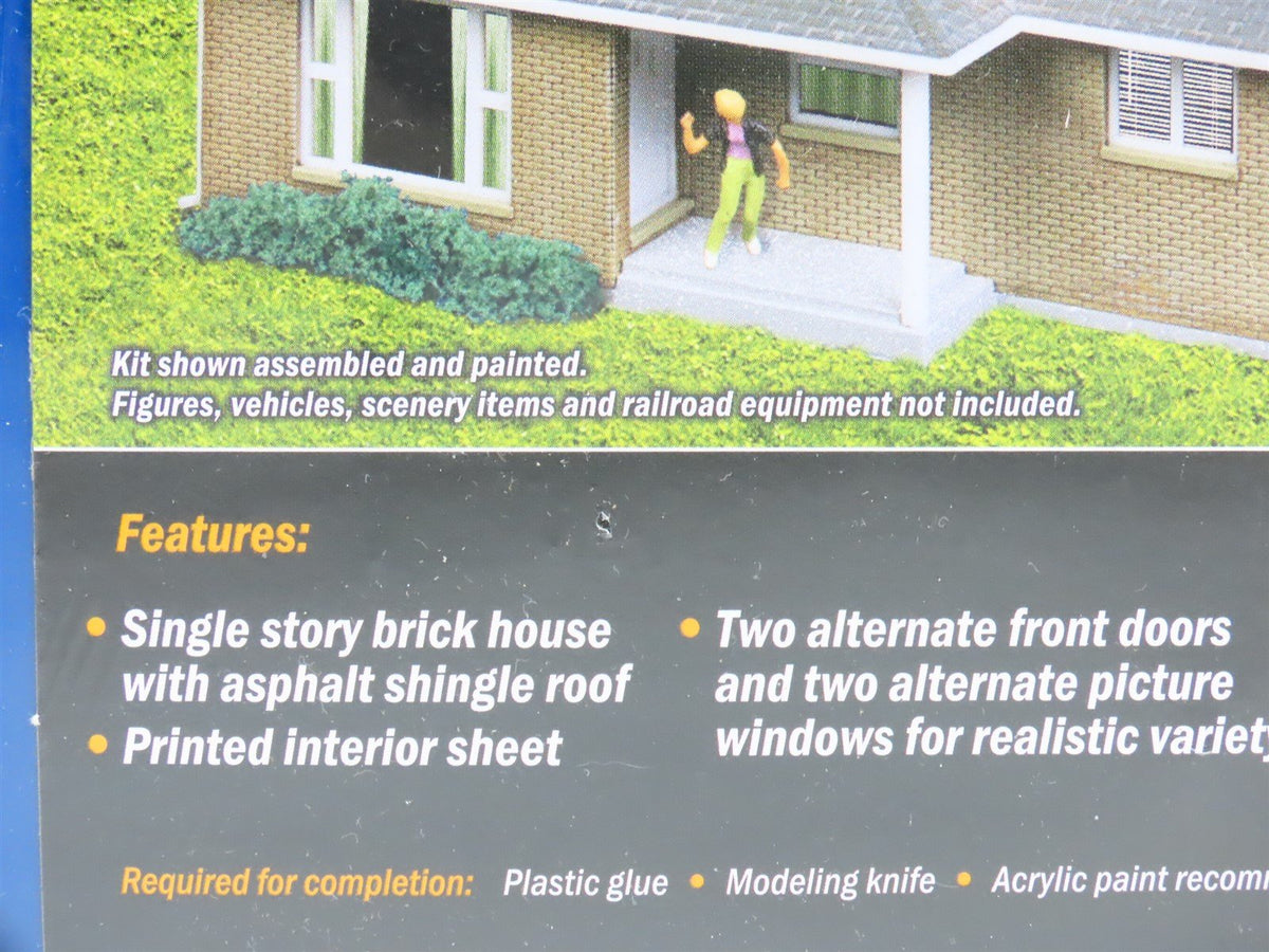 N Scale Walthers 933-3838 Ranch House Building Kit SEALED