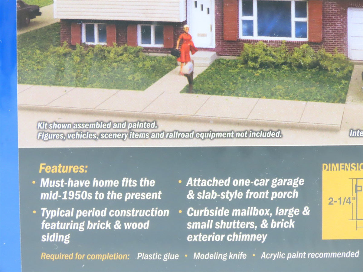 N Scale Walthers 933-3840 Split-Level House Building Kit SEALED