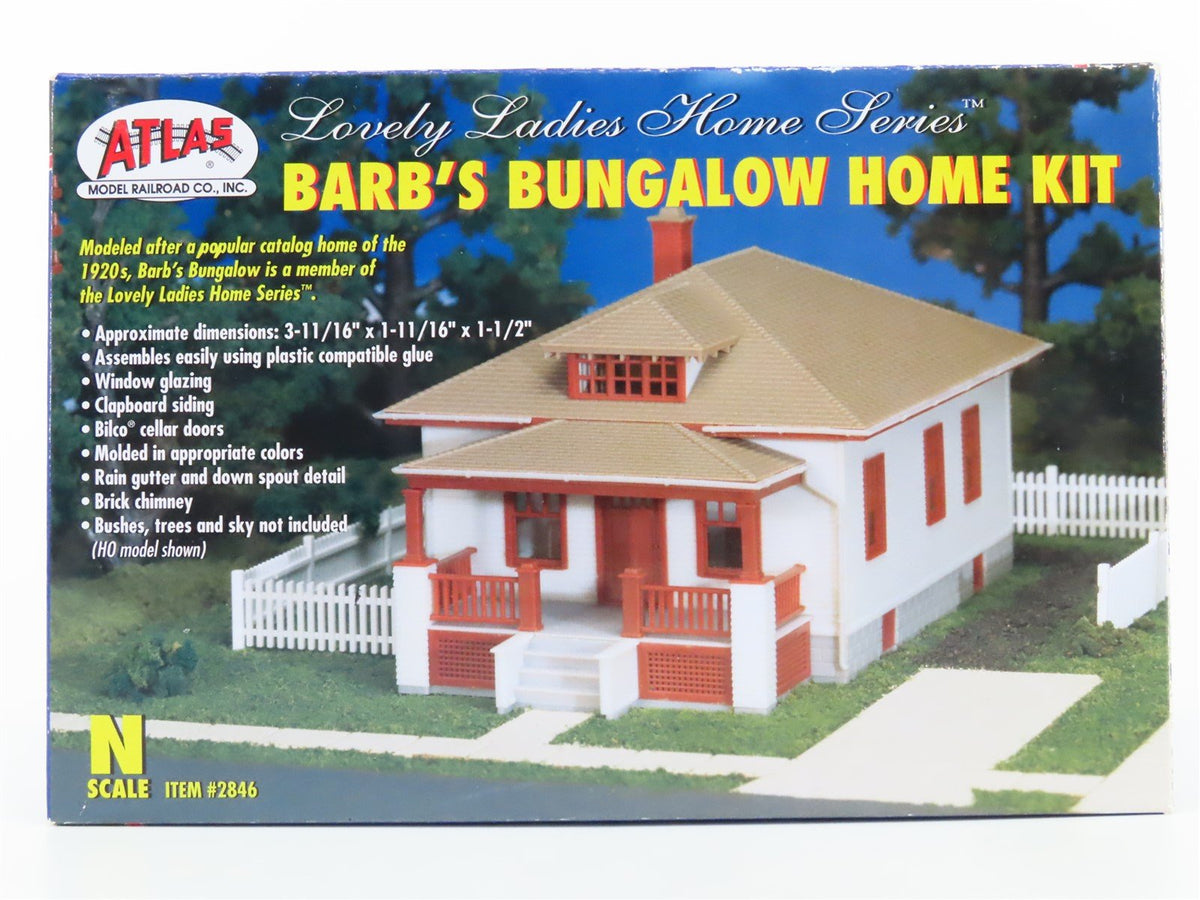 N Scale Atlas 2846 Barb&#39;s Bungalow House Building Kit