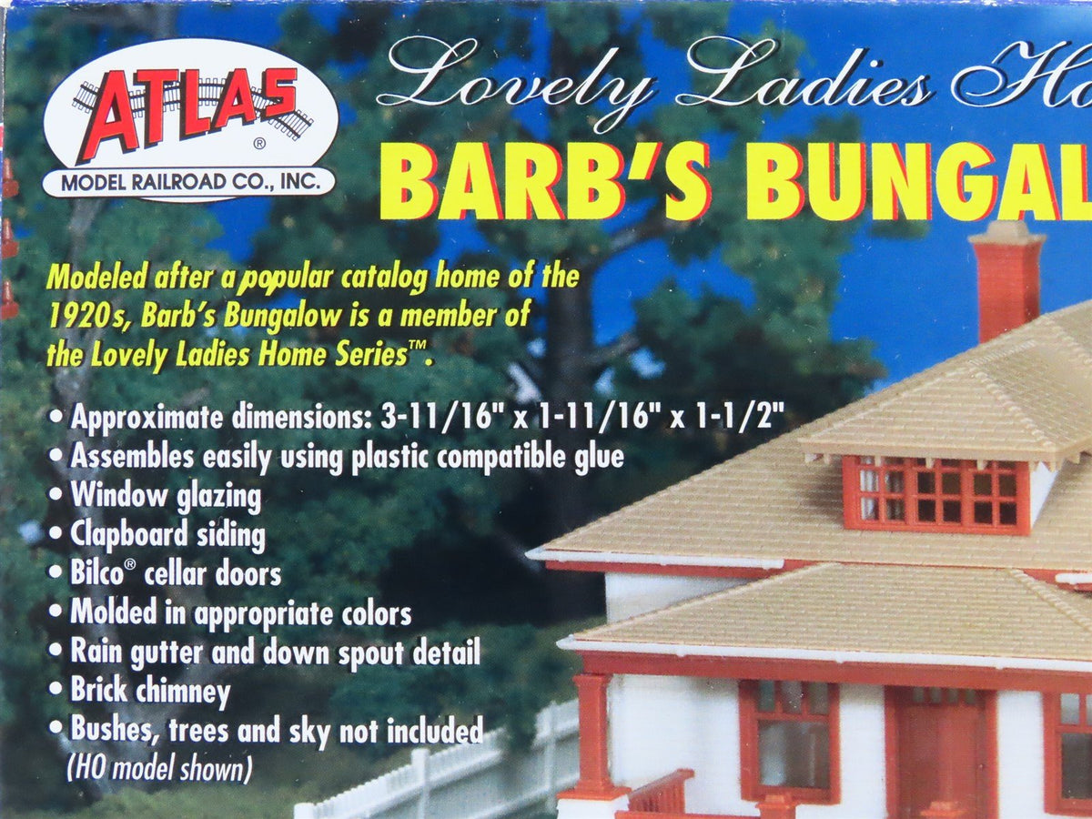 N Scale Atlas 2846 Barb&#39;s Bungalow House Building Kit