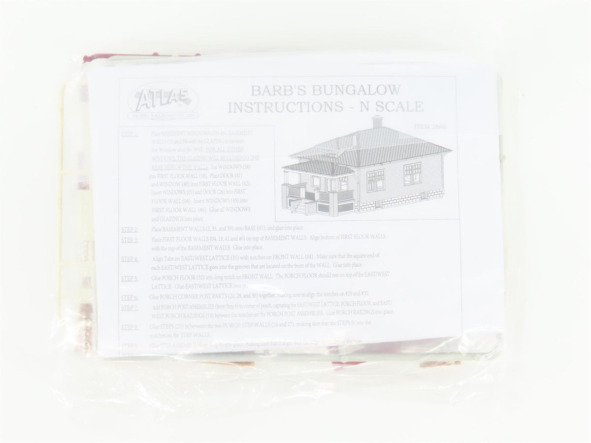 N Scale Atlas 2846 Barb&#39;s Bungalow House Building Kit