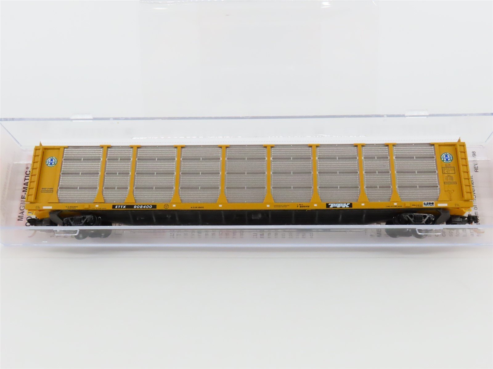 N Scale Micro-Trains MTL 11100101 ETTX BNSF 89' Closed Auto Rack Car 908400
