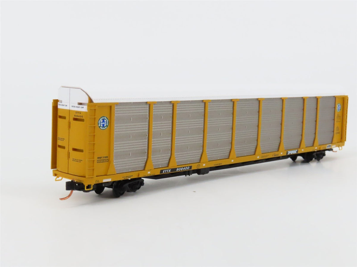 N Scale Micro-Trains MTL 11100101 ETTX BNSF 89&#39; Closed Auto Rack Car 908400