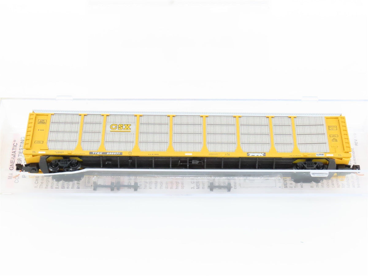 N Scale Micro-Trains MTL 11100101 ETTX BNSF 89&#39; Closed Auto Rack Car 908400