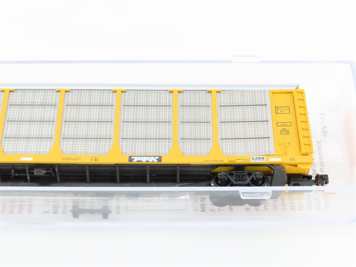 N Scale Micro-Trains MTL 11100101 ETTX BNSF 89&#39; Closed Auto Rack Car 908400