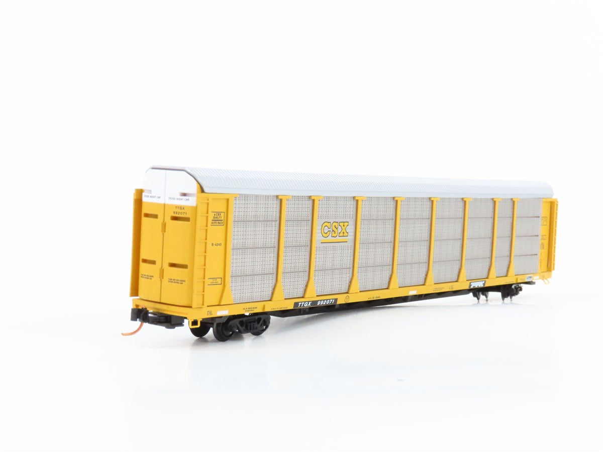 N Scale Micro-Trains MTL 11100101 ETTX BNSF 89&#39; Closed Auto Rack Car 908400