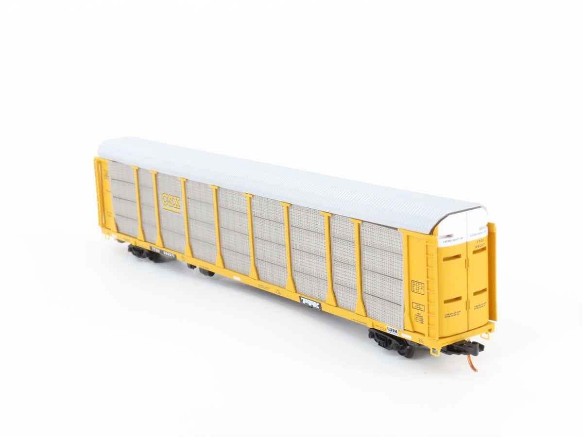 N Scale Micro-Trains MTL 11100101 ETTX BNSF 89&#39; Closed Auto Rack Car 908400