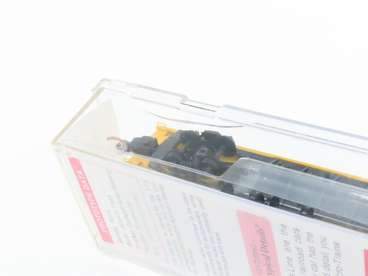 N Scale Micro-Trains MTL 11100101 ETTX BNSF 89&#39; Closed Auto Rack Car 908400