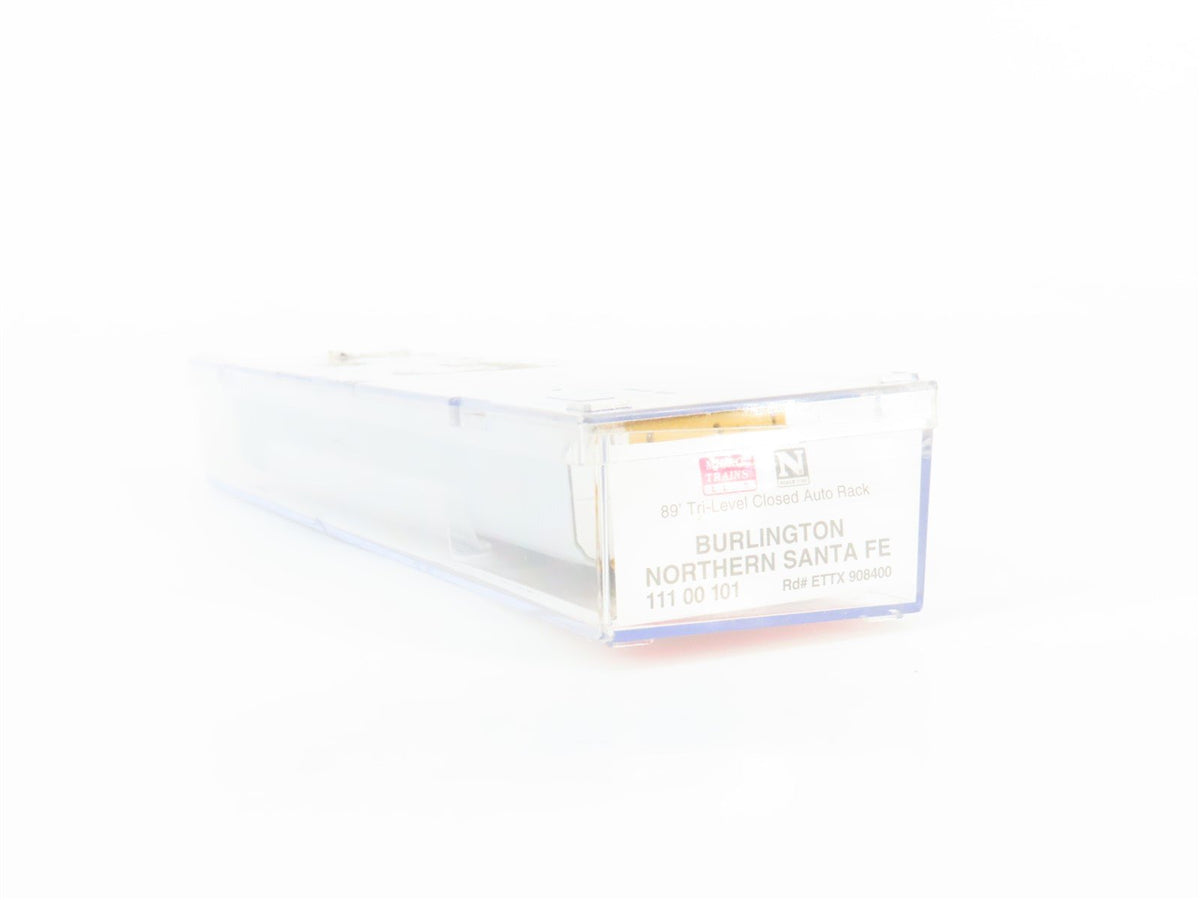 N Scale Micro-Trains MTL 11100101 ETTX BNSF 89&#39; Closed Auto Rack Car 908400
