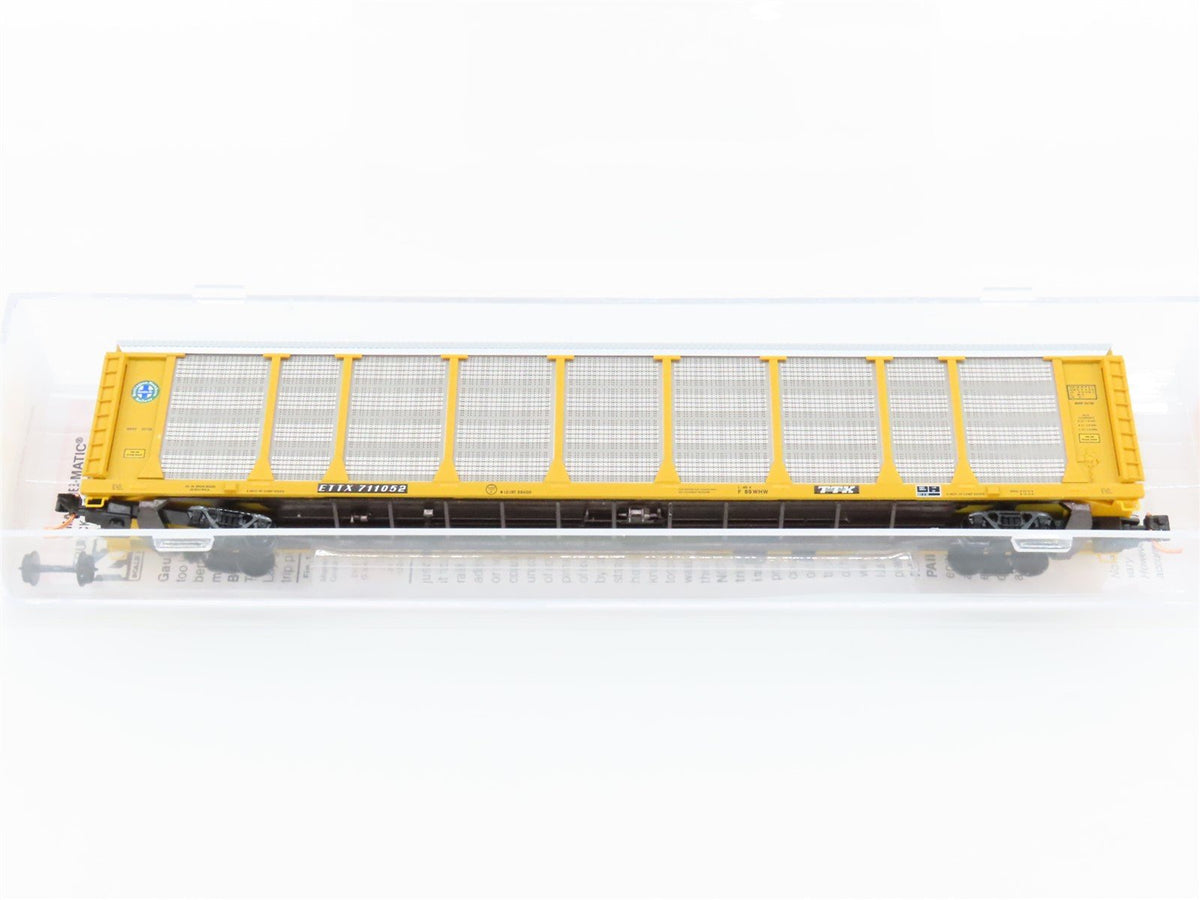 N Scale Micro-Trains MTL 11100210 ETTX BNSF 89&#39; Closed Auto Rack Car 711052