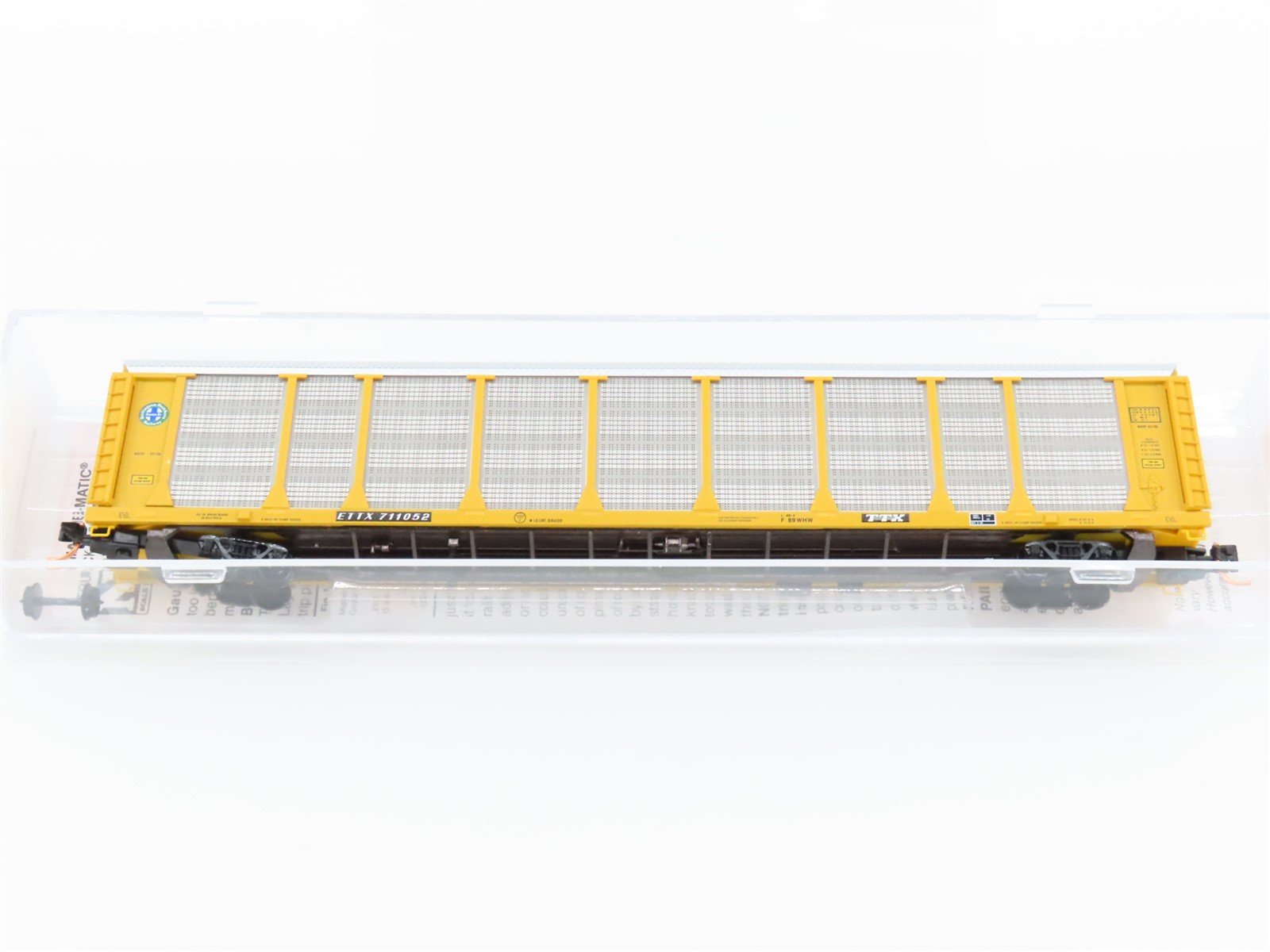 N Scale Micro-Trains MTL 11100210 ETTX BNSF 89' Closed Auto Rack Car 711052