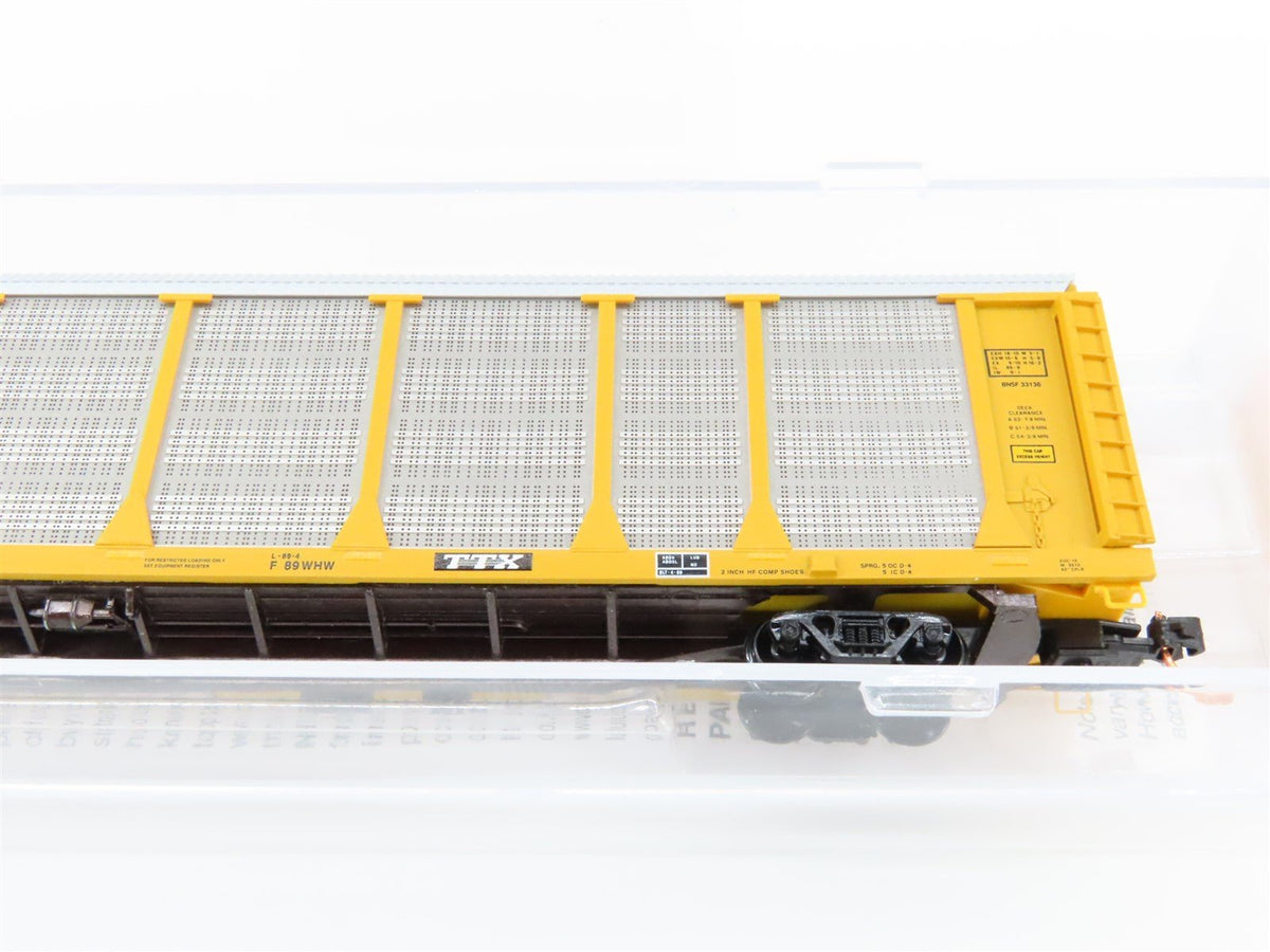 N Scale Micro-Trains MTL 11100210 ETTX BNSF 89&#39; Closed Auto Rack Car 711052