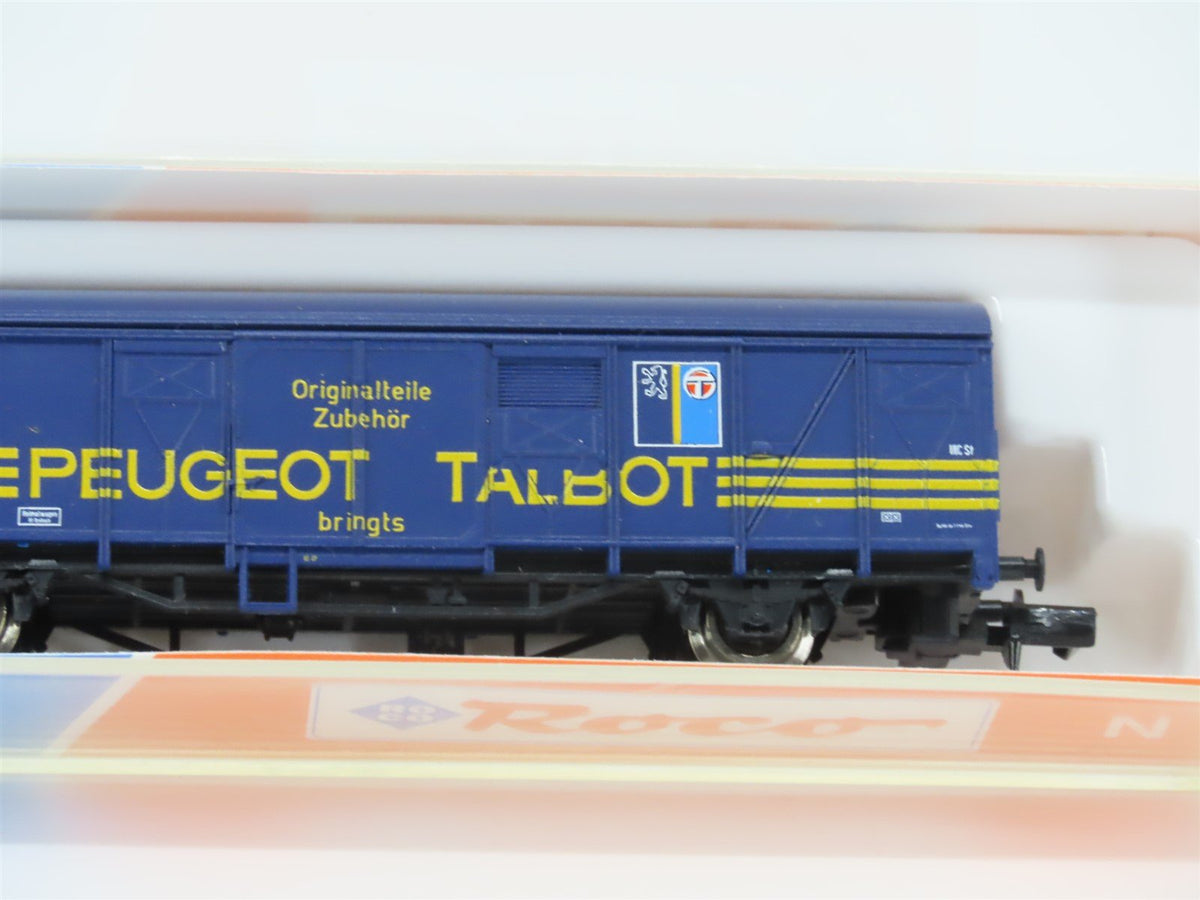 N Scale Roco 25419 DB Deutsche Bahn Peugeot Talbot Covered Freight Wagon