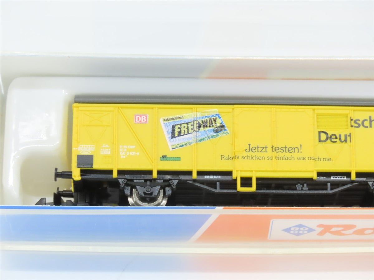 N Scale Roco 25425 DB Deutsche Post Covered Freight Wagon