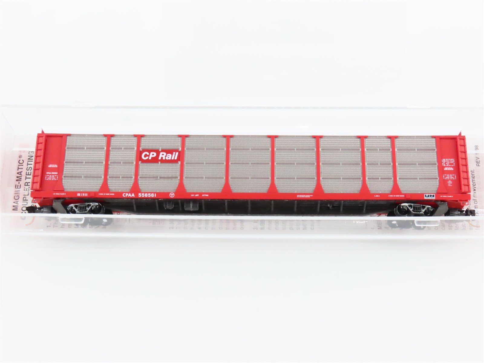 N Micro-Trains MTL 11100060 CPAA CP Rail 89' Closed Auto Rack 556561