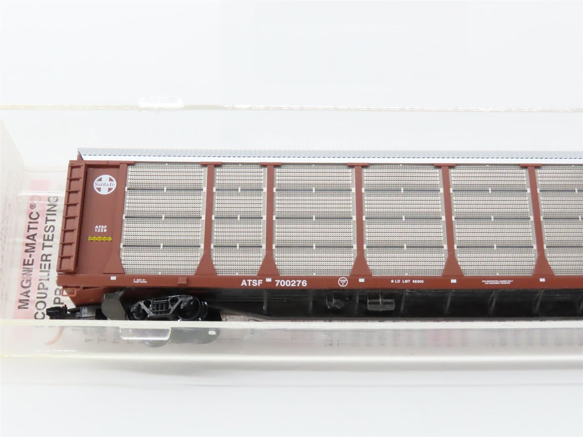 N Scale Micro-Trains MTL 111010 ATSF Santa Fe 89&#39; Closed Auto Rack 700276