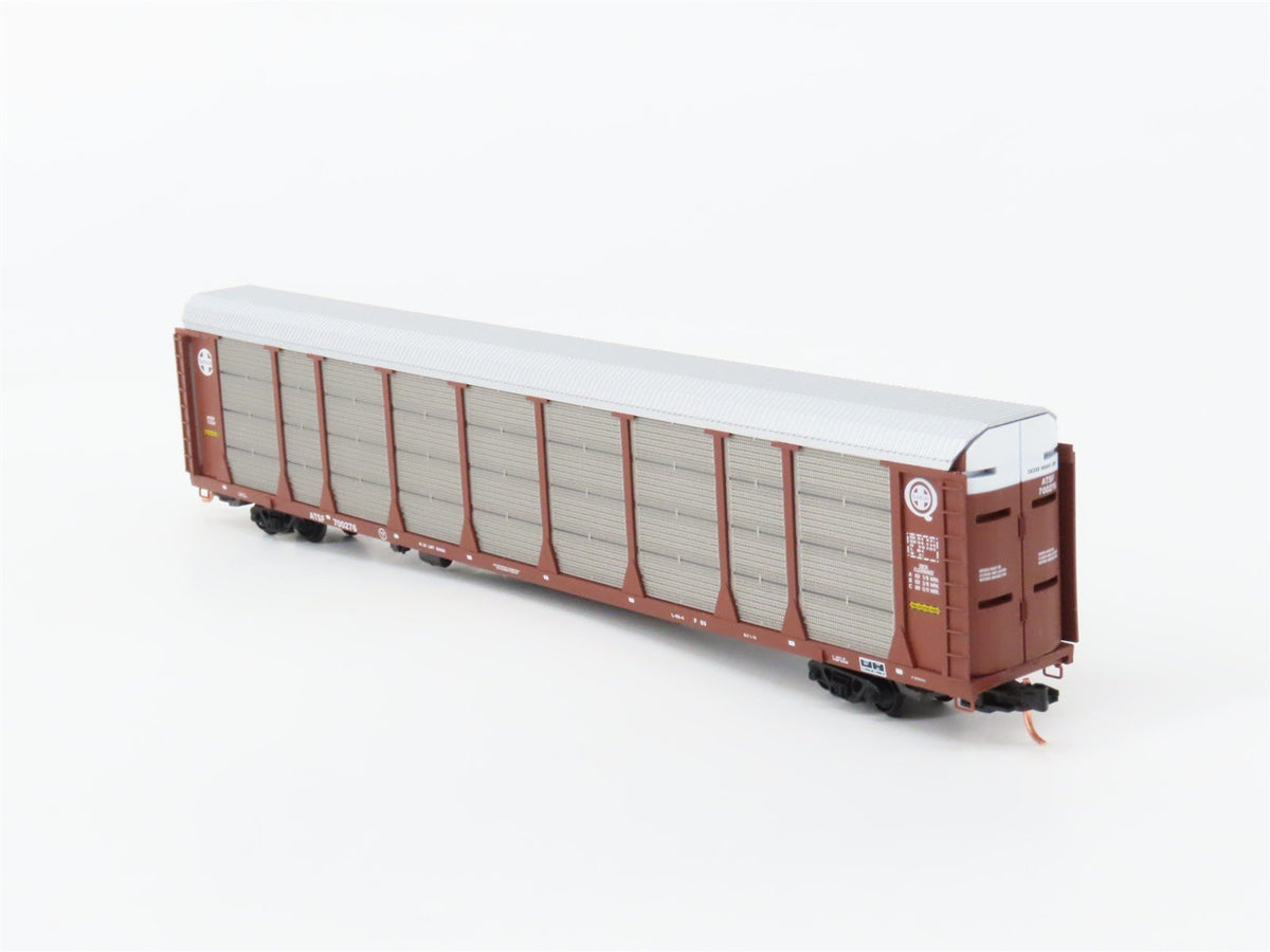 N Scale Micro-Trains MTL 111010 ATSF Santa Fe 89&#39; Closed Auto Rack 700276