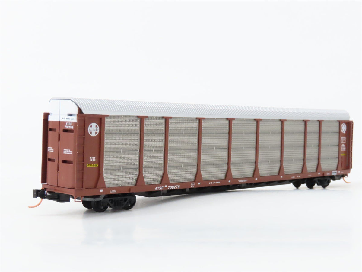 N Scale Micro-Trains MTL 111010 ATSF Santa Fe 89&#39; Closed Auto Rack 700276
