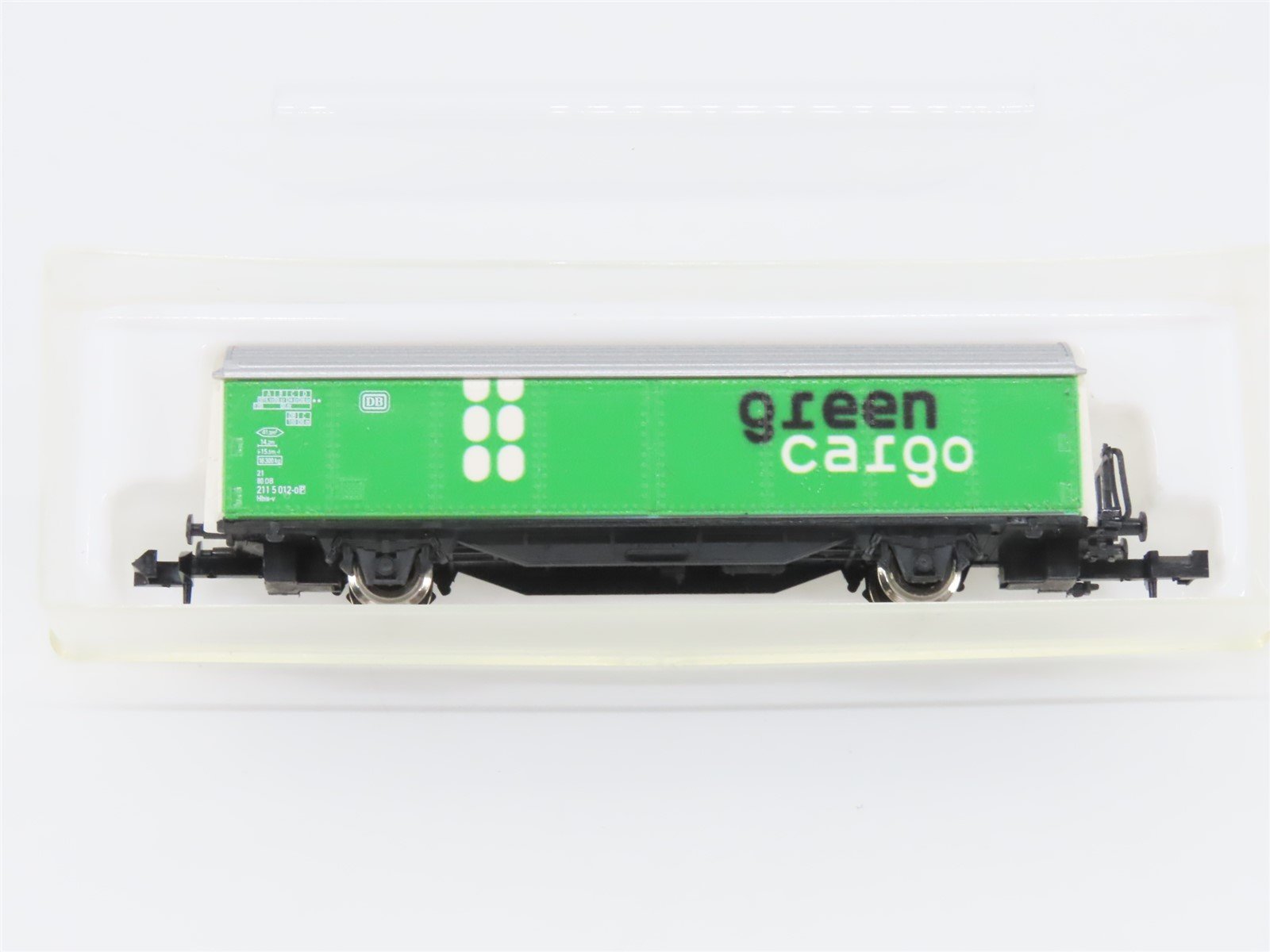 N Scale Roco DB Deutsche Bahn Green Cargo Sliding Wall Wagon