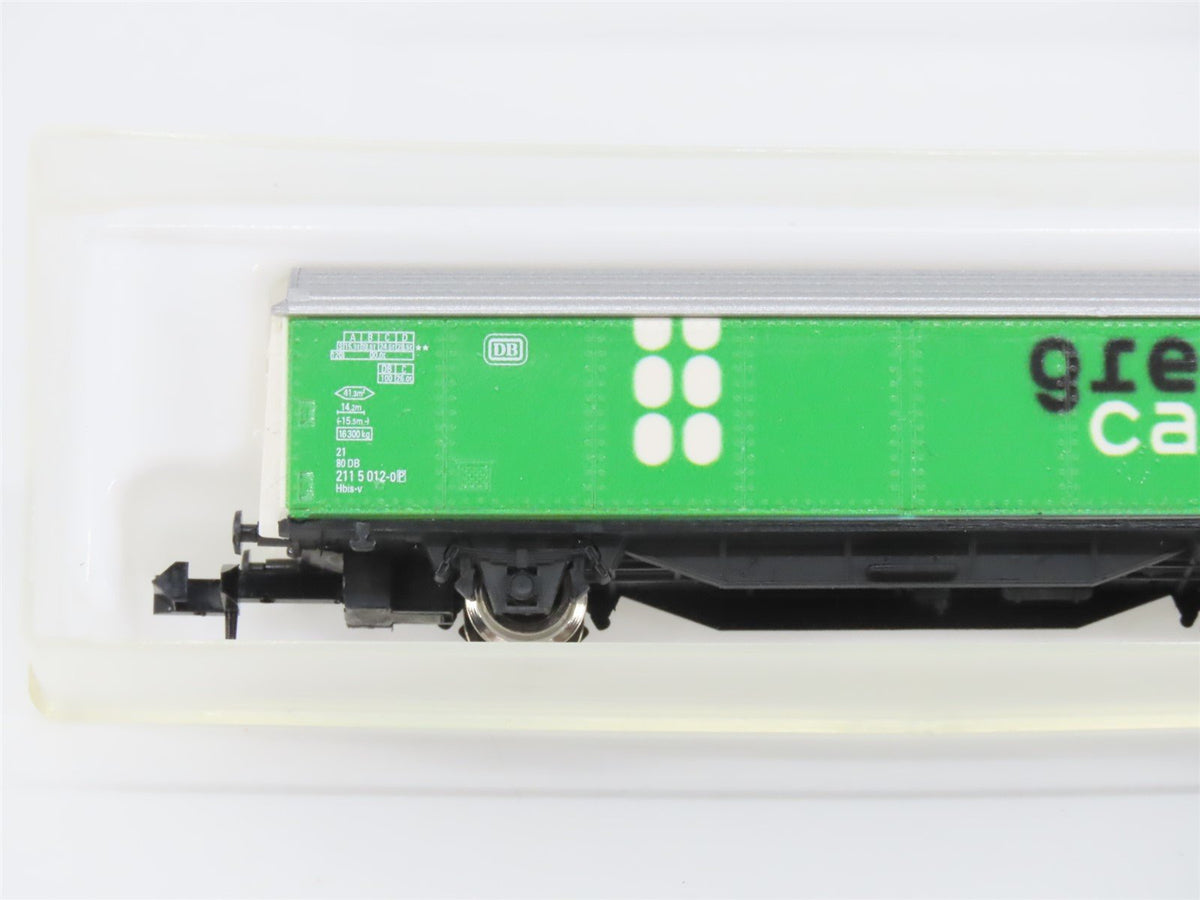 N Scale Roco DB Deutsche Bahn Green Cargo Sliding Wall Wagon