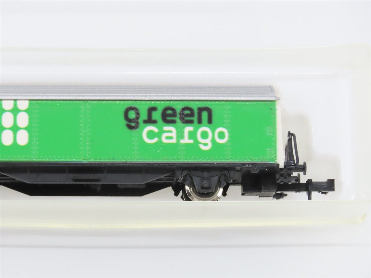 N Scale Roco DB Deutsche Bahn Green Cargo Sliding Wall Wagon