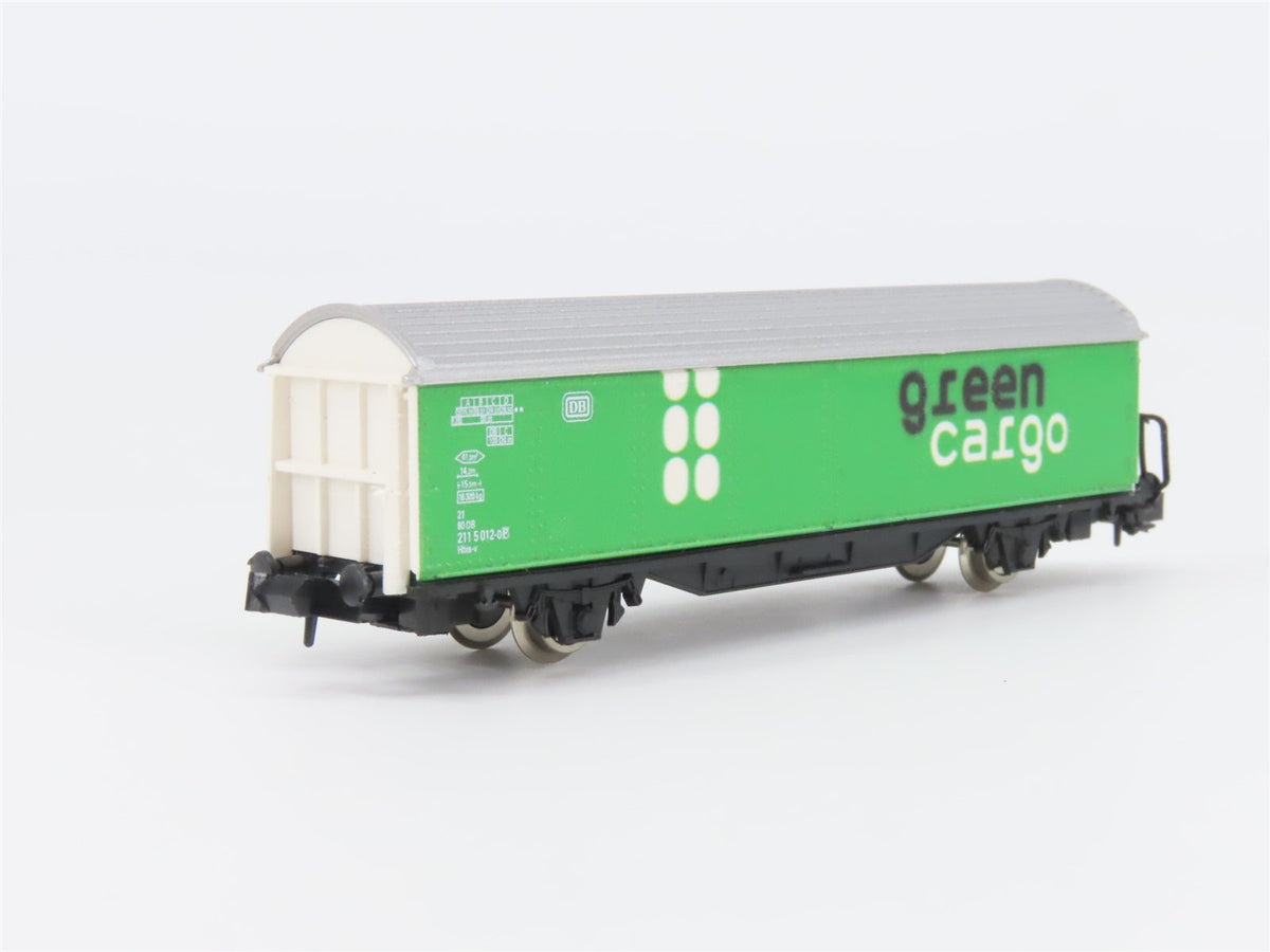N Scale Roco DB Deutsche Bahn Green Cargo Sliding Wall Wagon