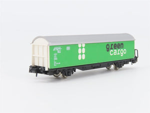 N Scale Roco DB Deutsche Bahn Green Cargo Sliding Wall Wagon