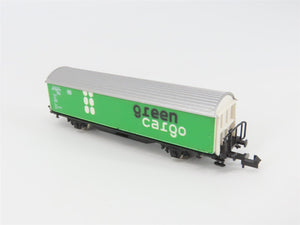 N Scale Roco DB Deutsche Bahn Green Cargo Sliding Wall Wagon