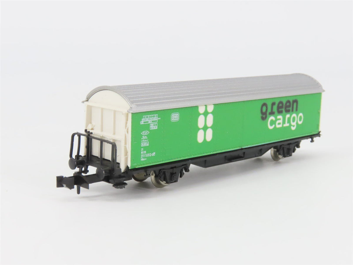 N Scale Roco DB Deutsche Bahn Green Cargo Sliding Wall Wagon