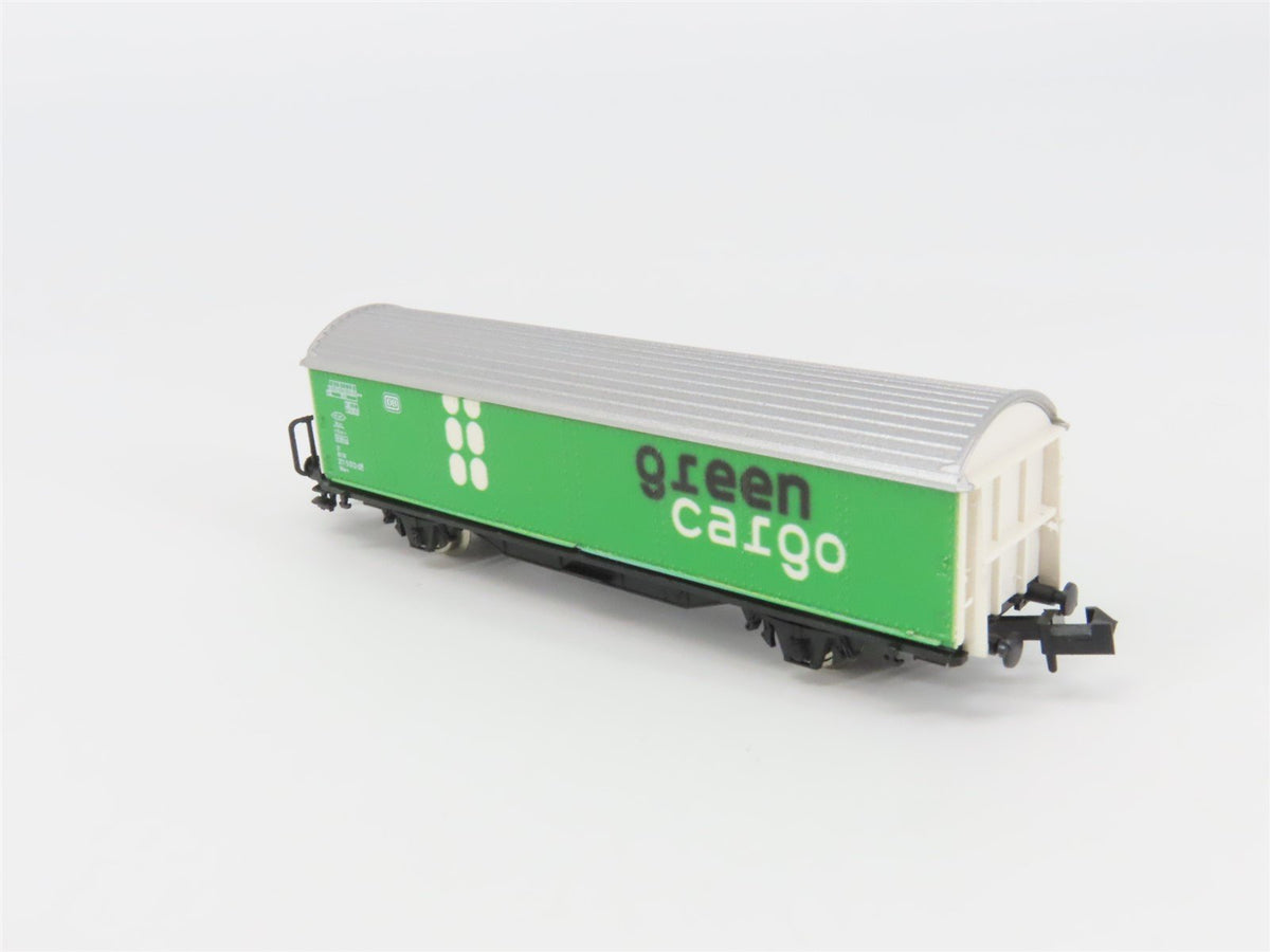 N Scale Roco DB Deutsche Bahn Green Cargo Sliding Wall Wagon