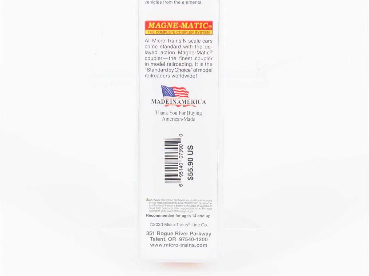 N Micro-Trains MTL 11100390 SSW Cotton Belt 89&#39; Closed Auto Rack #80638