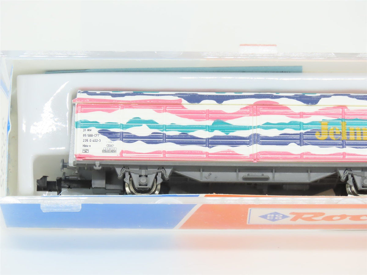 N Scale Roco 25232 SBB-CFF Jelmoli Sliding Wall Wagon