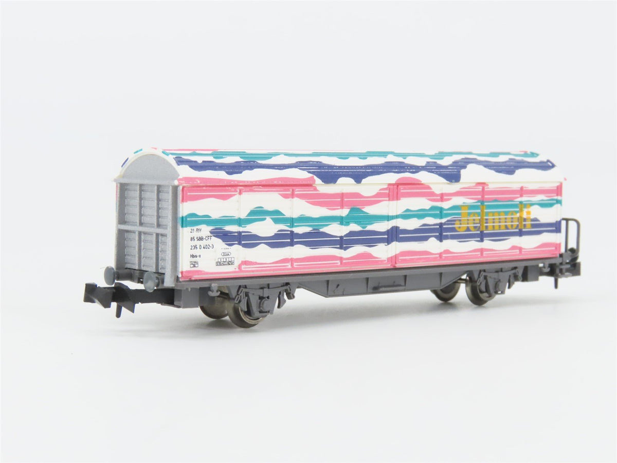 N Scale Roco 25232 SBB-CFF Jelmoli Sliding Wall Wagon