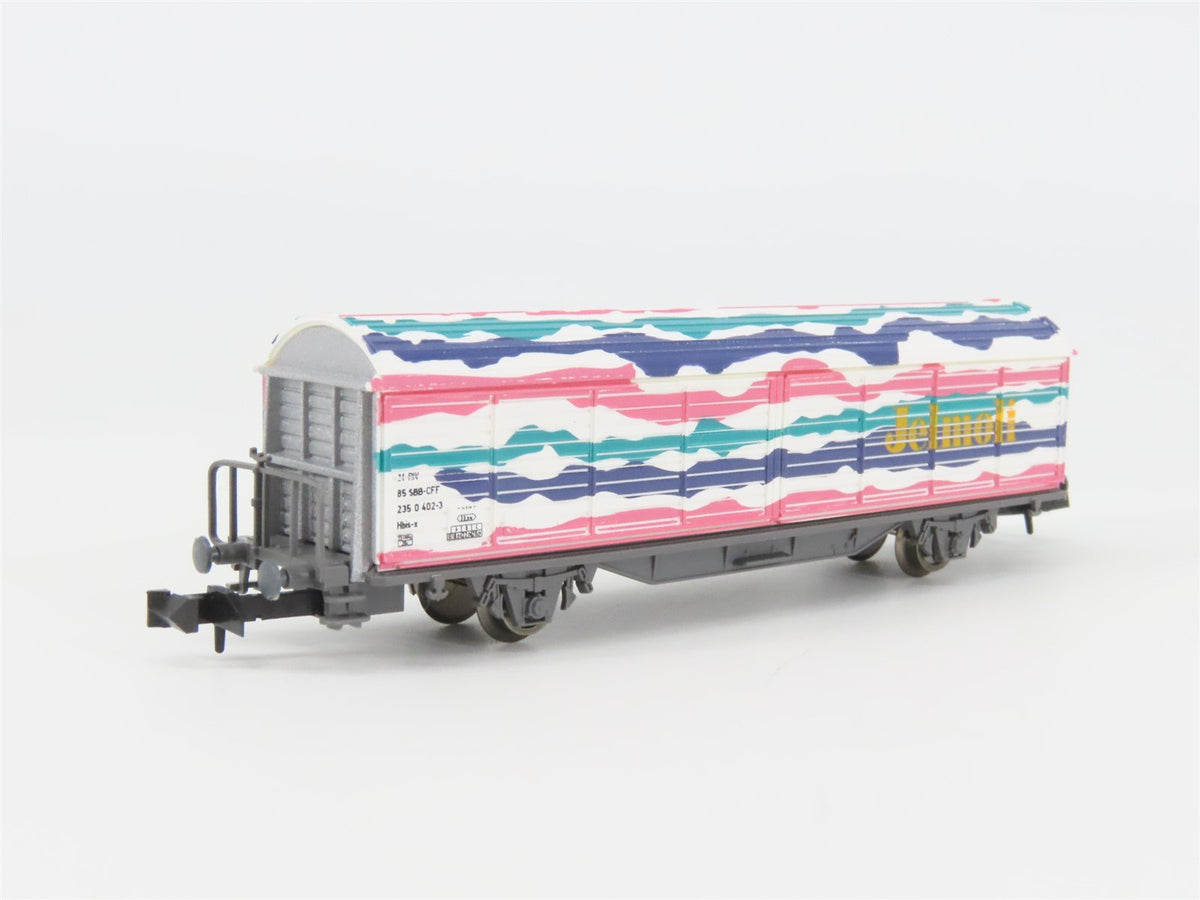 N Scale Roco 25232 SBB-CFF Jelmoli Sliding Wall Wagon
