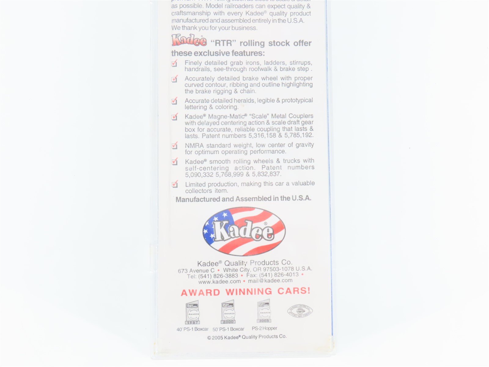 HO Scale Kadee 7016 CIL Monon 50-Ton 2-Bay Hopper Car #4048 Sealed