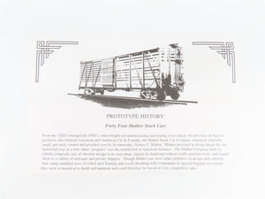 HO Scale PROTO 2000 B&O Baltimore & Ohio 40' Double Deck Stock Car #111056