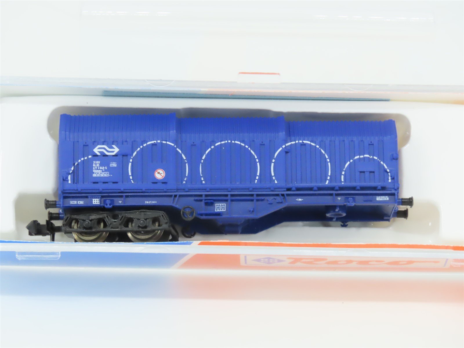 N Scale Roco 25207 NS Nederlandse Spoorwegen Telescopic Hood Wagon