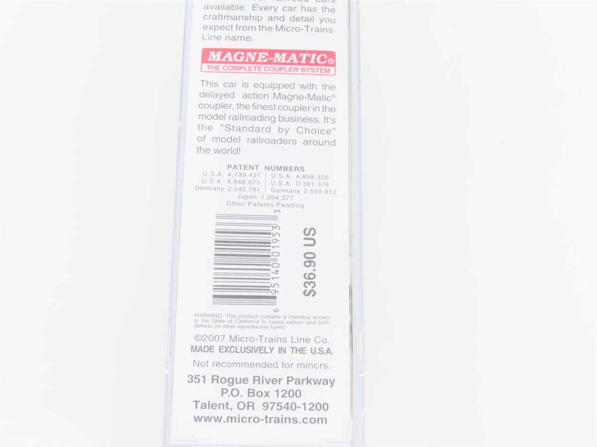 N Scale Micro-Trains MTL 11100111 TTGX CSX 89&#39; Closed Auto Rack Car #992046