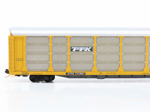 N Scale Micro-Trains MTL 11100020 TTX 89' Tri-Level Closed Auto Rack #711021