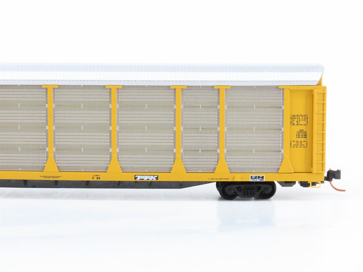 N Scale Micro-Trains MTL 11100020 TTX 89&#39; Tri-Level Closed Auto Rack #711021