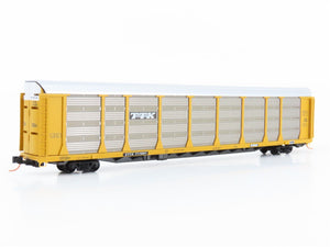 N Scale Micro-Trains MTL 11100020 TTX 89' Tri-Level Closed Auto Rack #711021