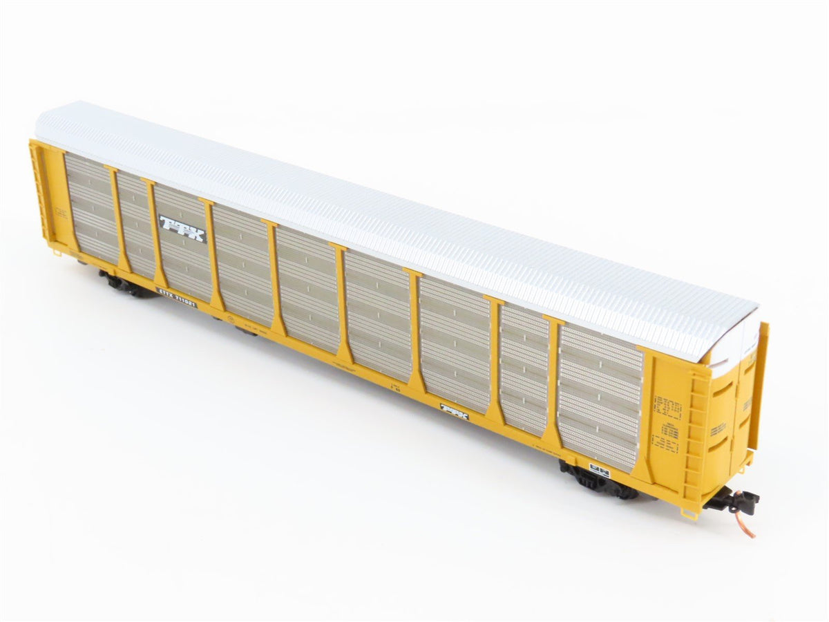 N Scale Micro-Trains MTL 11100020 TTX 89&#39; Tri-Level Closed Auto Rack #711021