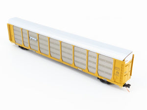 N Scale Micro-Trains MTL 11100020 TTX 89' Tri-Level Closed Auto Rack #711021