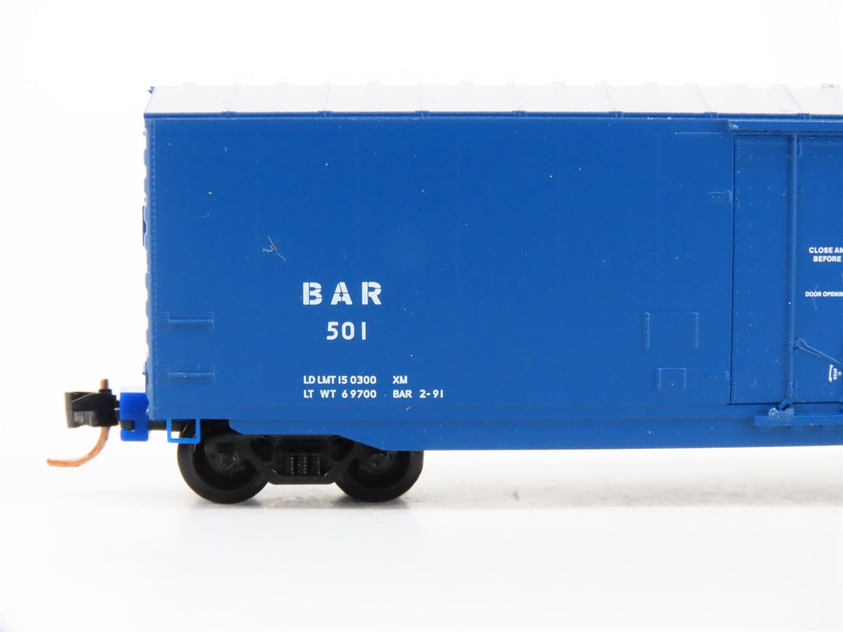N Scale Micro-Trains MTL 03800390 BAR &quot;fraser&quot; 50&#39; Plug Door Box Car #501