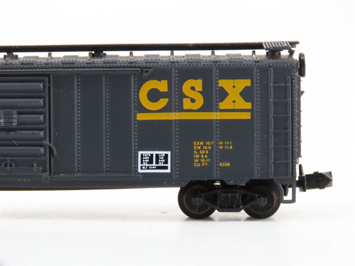 N Scale Bev-Bel SBD CSX Railroad 50&#39; Double Door Boxcar #101997
