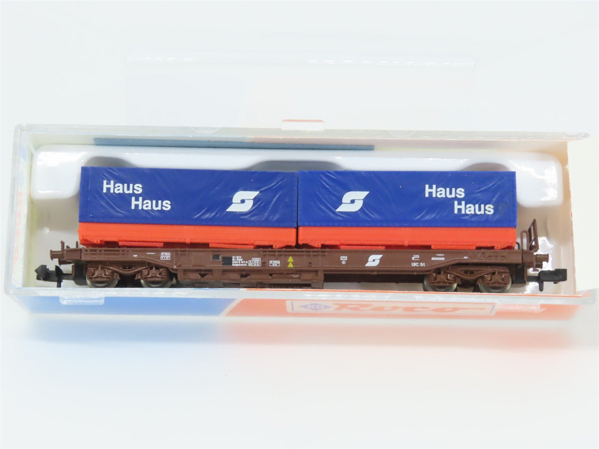 N Scale Roco 25211 OBB Haus Container Carrier Wagon