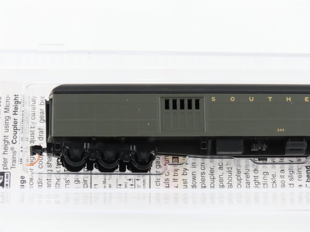 N Scale Micro-Trains MTL 14700330 SR Southern Railway 70&#39; Baggage Passenger 543