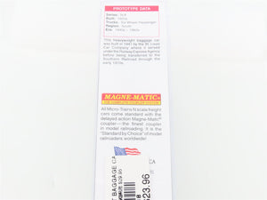 N Scale Micro-Trains MTL 14700330 SR Southern Railway 70' Baggage Passenger 543